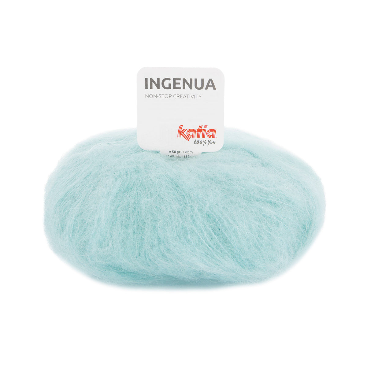 Ingenua 78% Mohair - 13% polyamid - 9% Merino