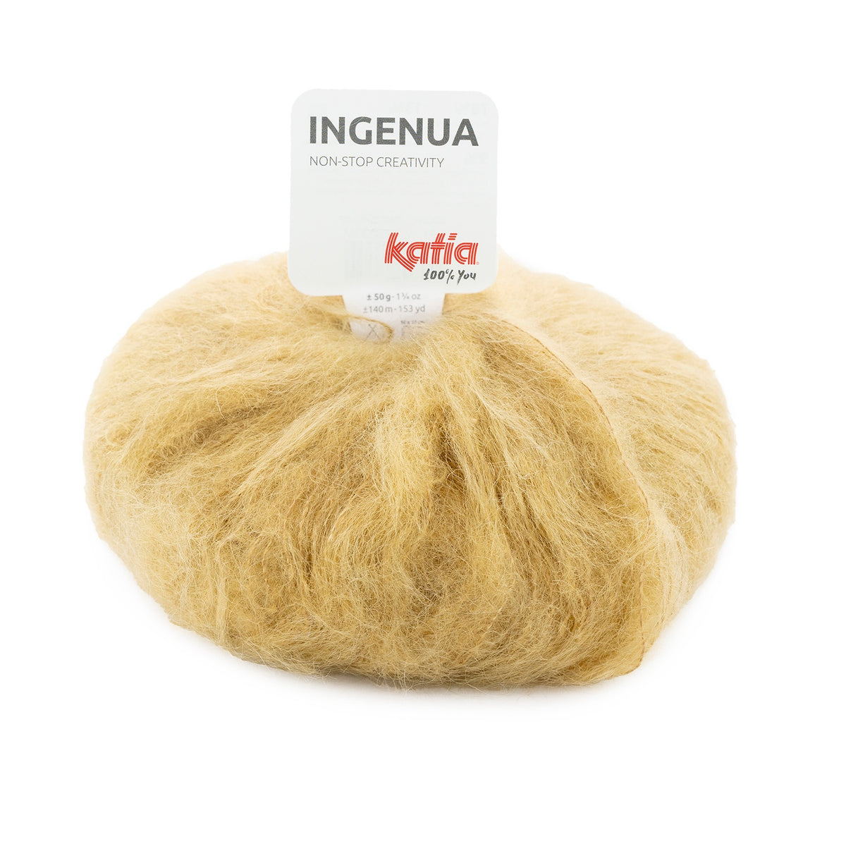 Ingenua 78% Mohair - 13% polyamid - 9% Merino