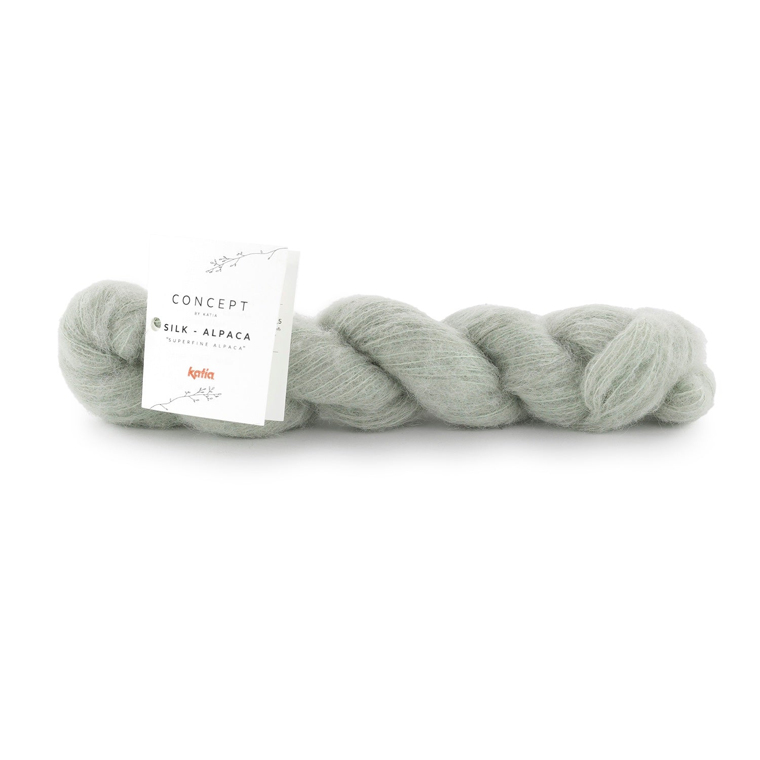 katia Silk-alpaca. 74% superfin alpaca 26% silke