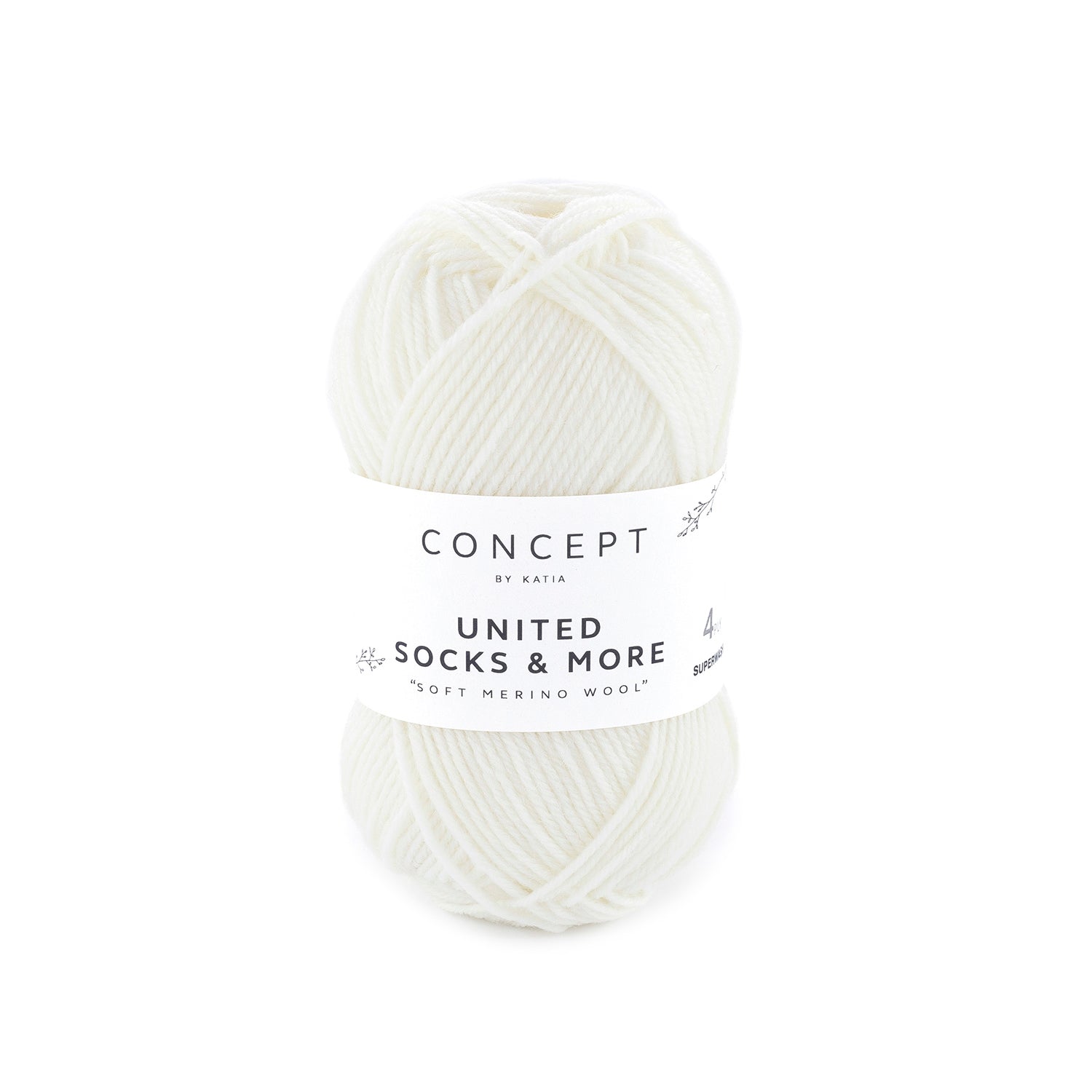 katia United Socks & More. 75%Merino superwash 25% Polyamid