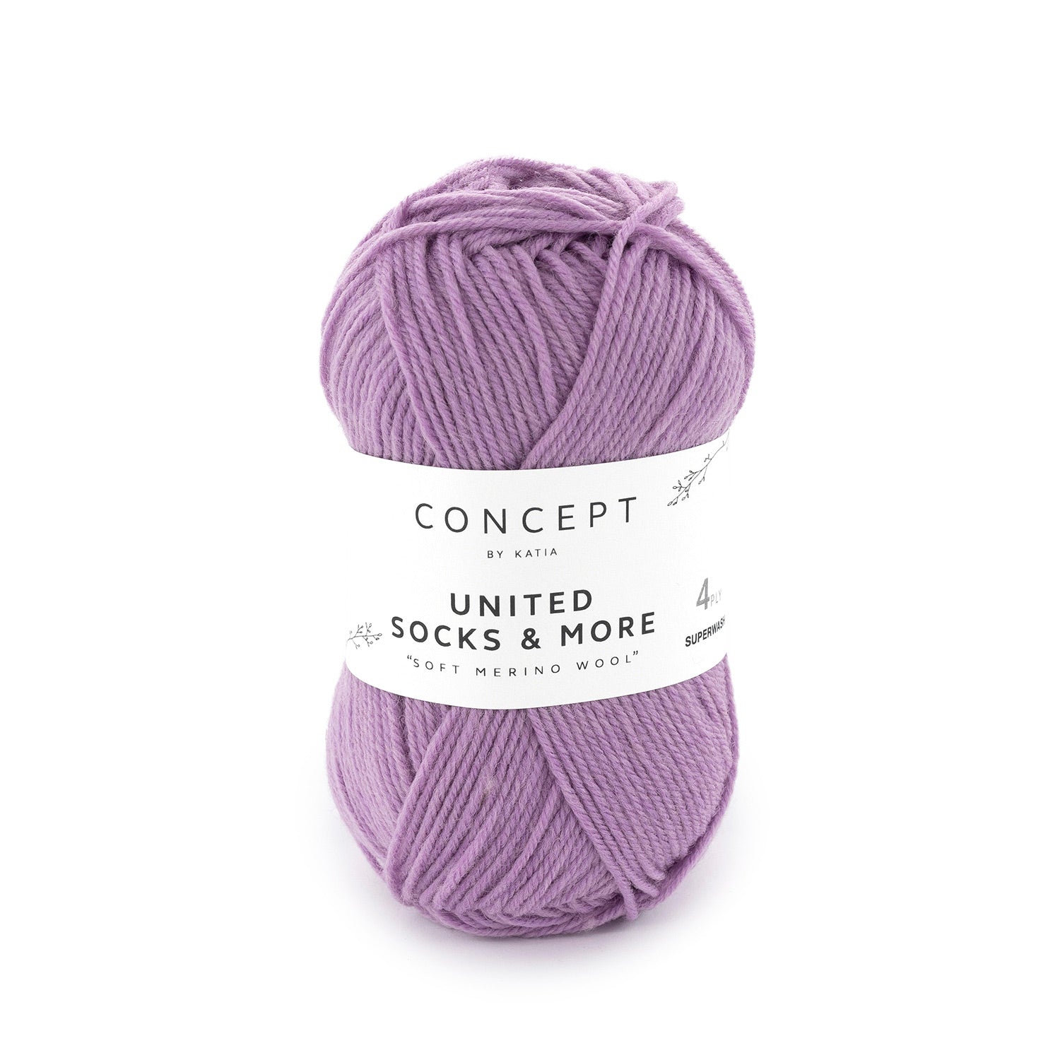 katia United Socks & More. 75%Merino superwash 25% Polyamid
