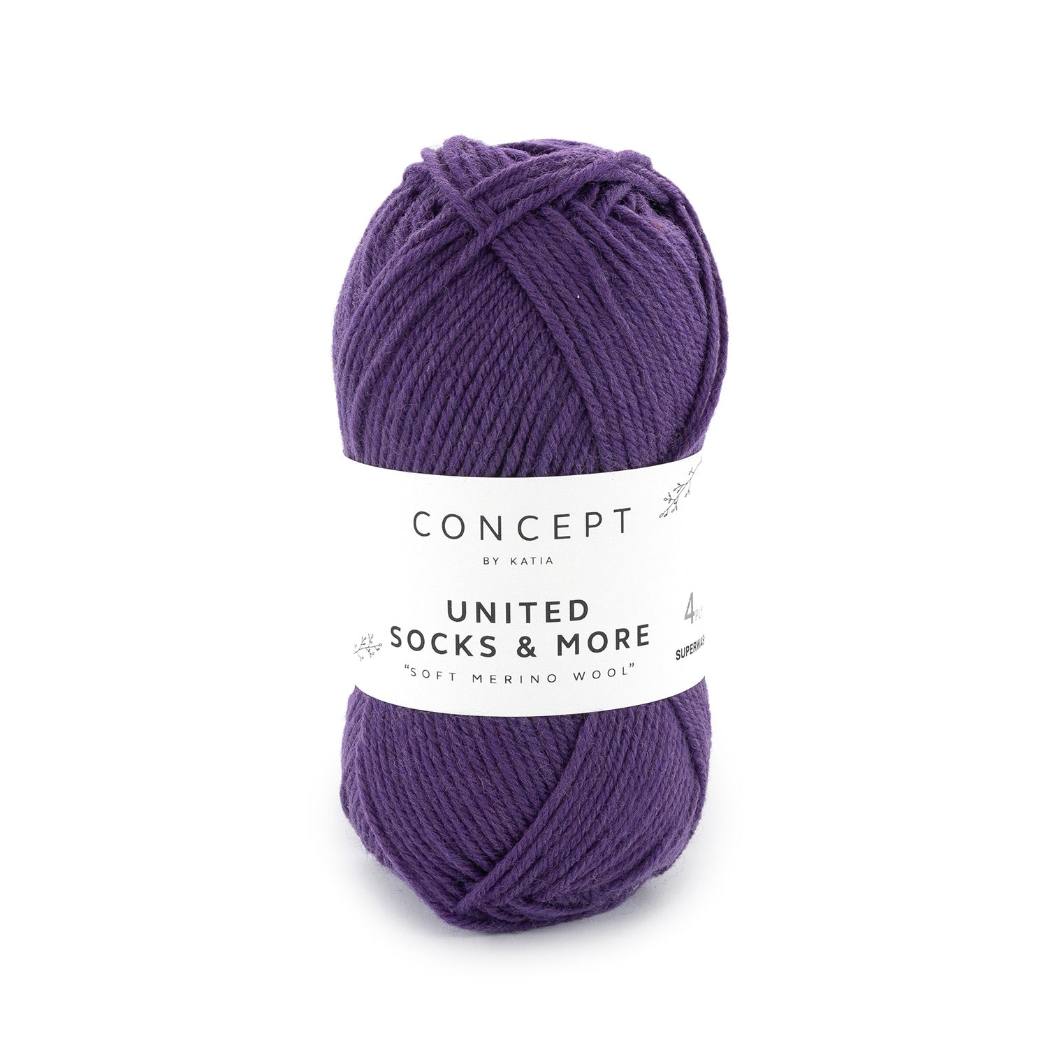 katia United Socks & More. 75%Merino superwash 25% Polyamid