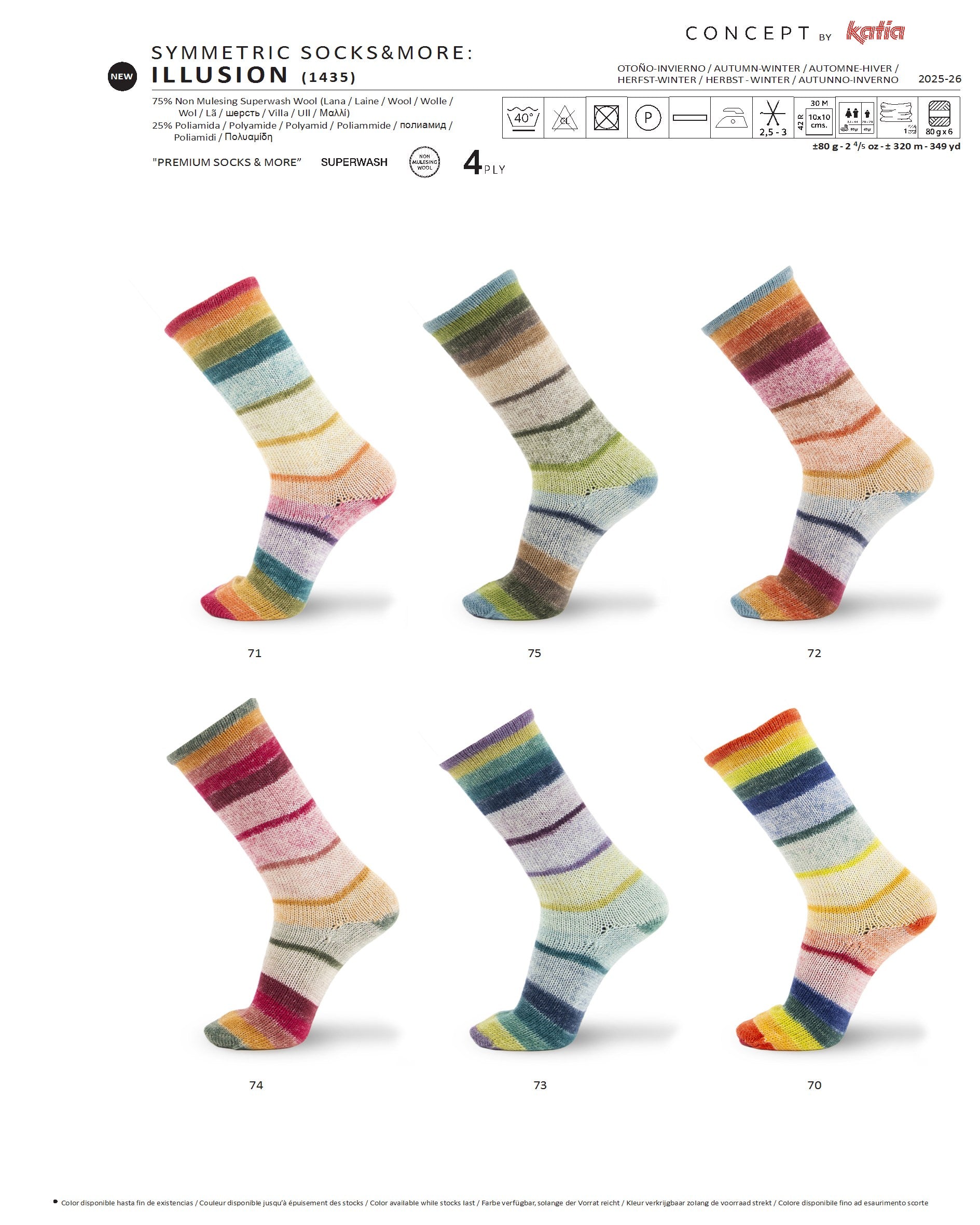 Concept by Katia - Symmetric socks & more Illusion - Image 4