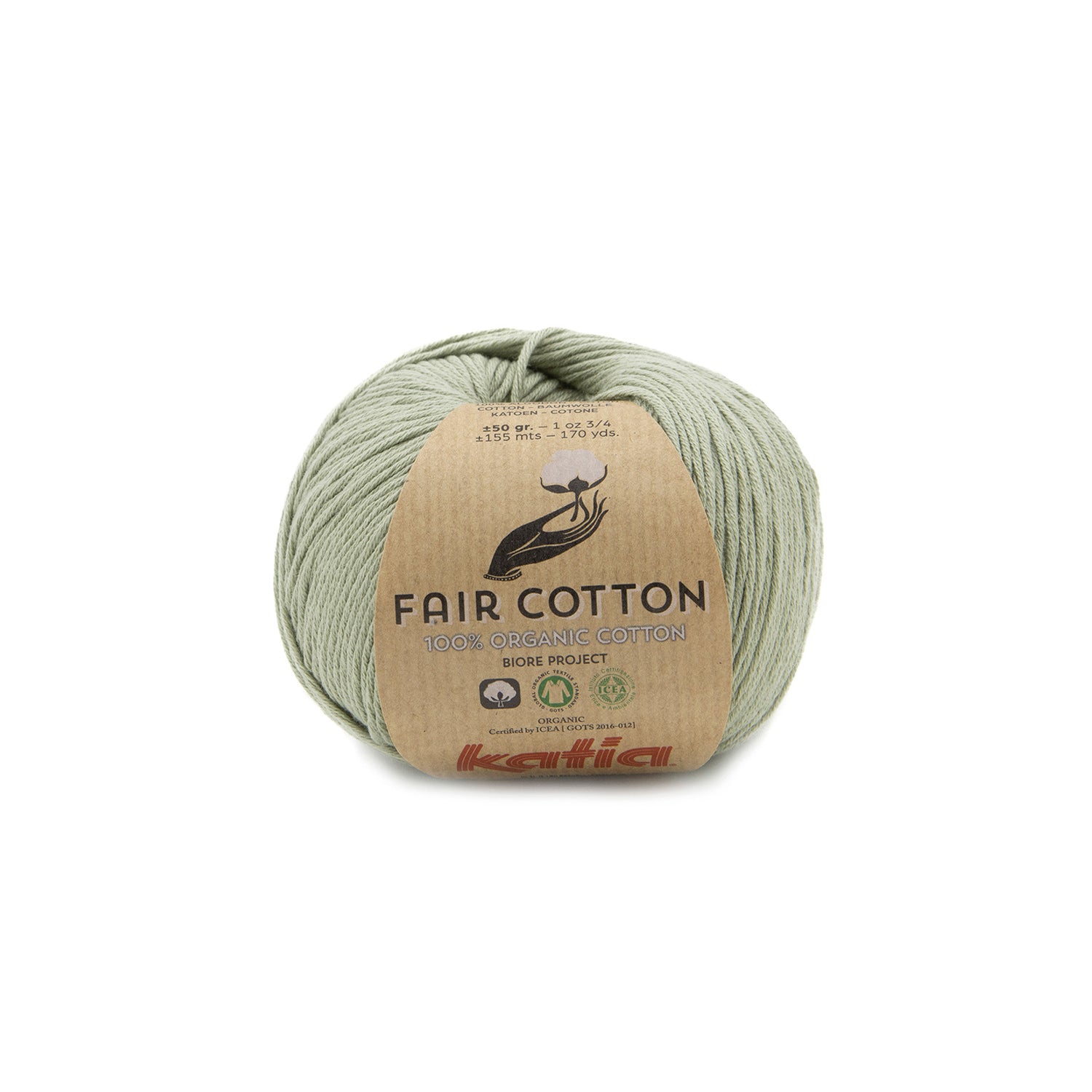 Fair cotton organic Katia by Katia