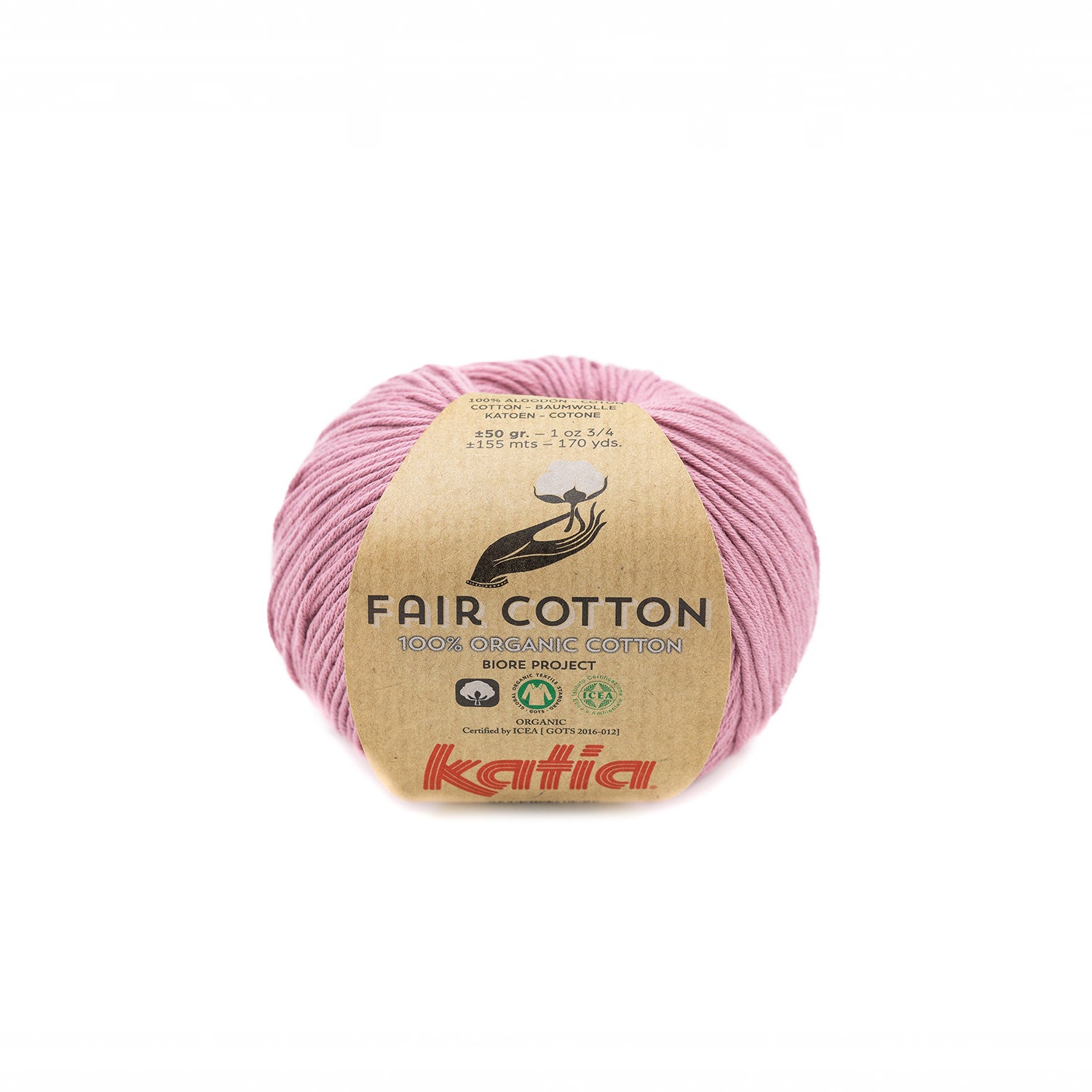 Fair cotton organic Katia by Katia