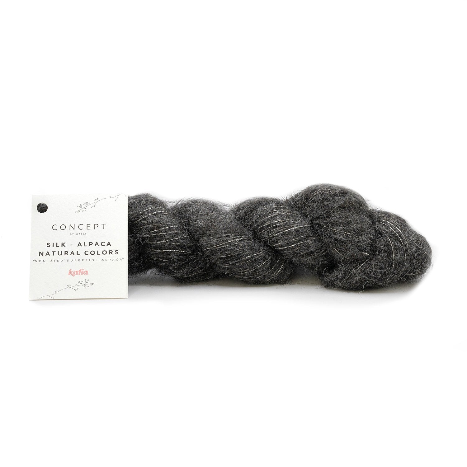 katia Silk-alpaca. 74% superfin alpaca 26% silke