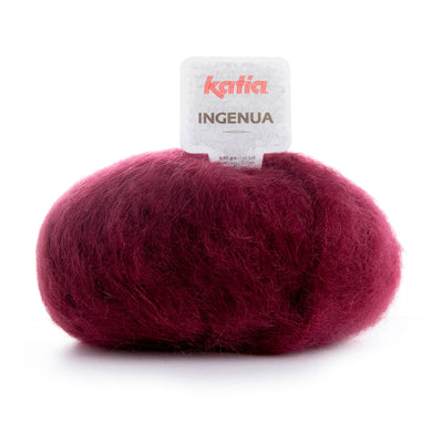 Ingenua 78% Mohair - 13% polyamid - 9% Merino