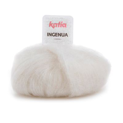 Ingenua 78% Mohair - 13% polyamid - 9% Merino