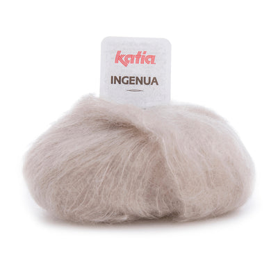 Ingenua 78% Mohair - 13% polyamid - 9% Merino