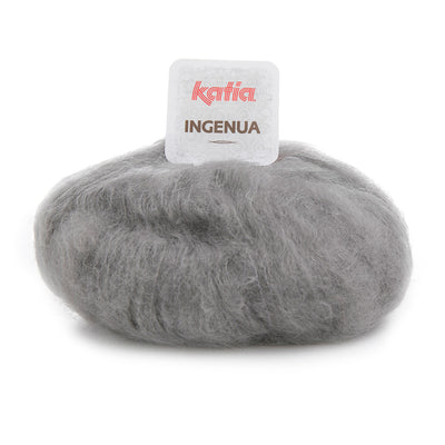 Ingenua 78% Mohair - 13% polyamid - 9% Merino