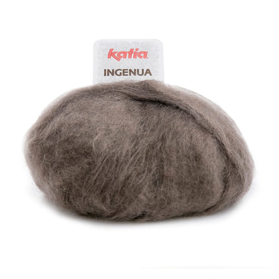 Ingenua 78% Mohair - 13% polyamid - 9% Merino