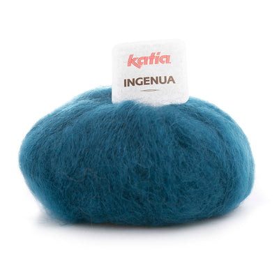 Ingenua 78% Mohair - 13% polyamid - 9% Merino