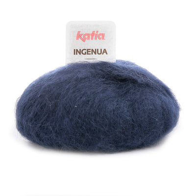 Ingenua 78% Mohair - 13% polyamid - 9% Merino