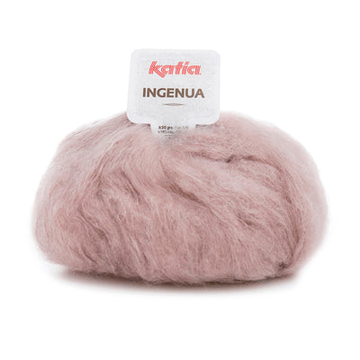 Ingenua 78% Mohair - 13% polyamid - 9% Merino