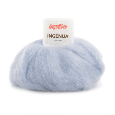 Ingenua 78% Mohair - 13% polyamid - 9% Merino