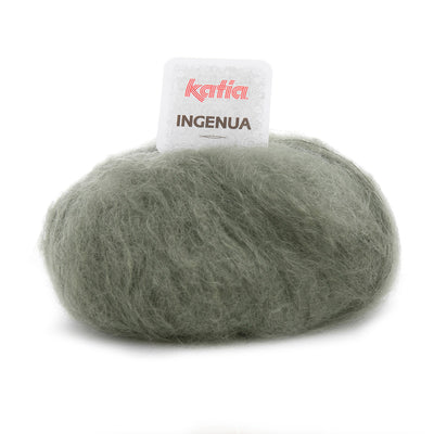 Ingenua 78% Mohair - 13% polyamid - 9% Merino