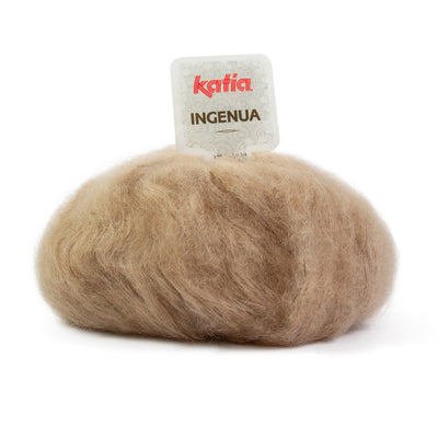 Ingenua 78% Mohair - 13% polyamid - 9% Merino