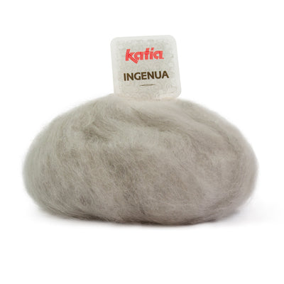 Ingenua 78% Mohair - 13% polyamid - 9% Merino