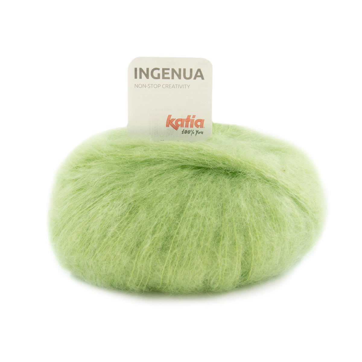 Ingenua 78% Mohair - 13% polyamid - 9% Merino
