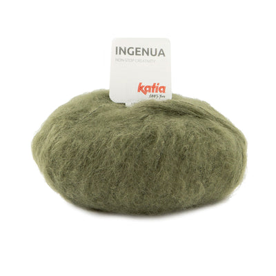 Ingenua 78% Mohair - 13% polyamid - 9% Merino