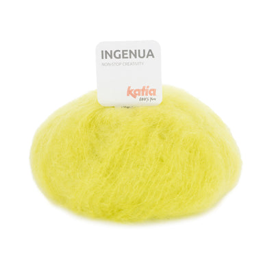 Ingenua 78% Mohair - 13% polyamid - 9% Merino