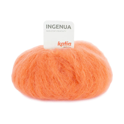 Ingenua 78% Mohair - 13% polyamid - 9% Merino