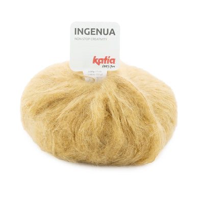 Ingenua 78% Mohair - 13% polyamid - 9% Merino