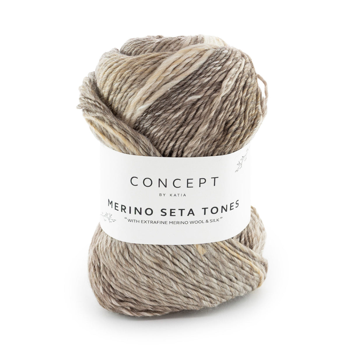 Katia Merino Seta Tones – flerfärgat garn i merino och silke