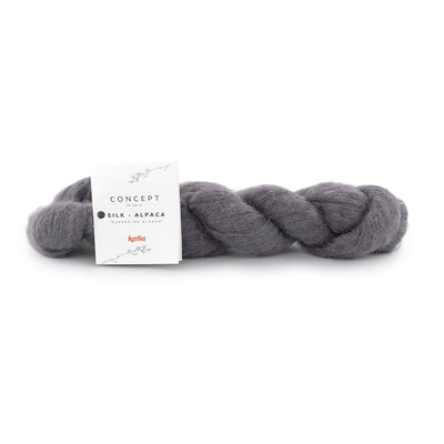 katia Silk-alpaca. 74% superfin alpaca 26% silke