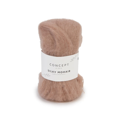Silky Mohair  58% Mohair - 20% Merino Extrafin 11% Silke 11% Viskos