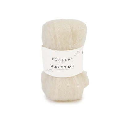 Silky Mohair  58% Mohair - 20% Merino Extrafin 11% Silke 11% Viskos