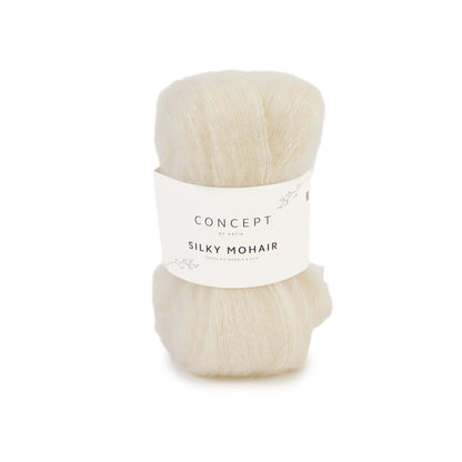 Silky Mohair  58% Mohair - 20% Merino Extrafin 11% Silke 11% Viskos