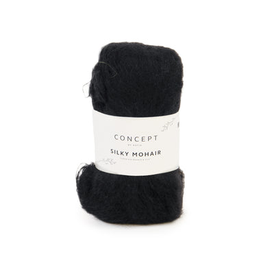 Silky Mohair  58% Mohair - 20% Merino Extrafin 11% Silke 11% Viskos