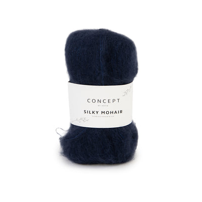 Silky Mohair  58% Mohair - 20% Merino Extrafin 11% Silke 11% Viskos