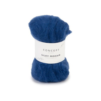 Silky Mohair  58% Mohair - 20% Merino Extrafin 11% Silke 11% Viskos