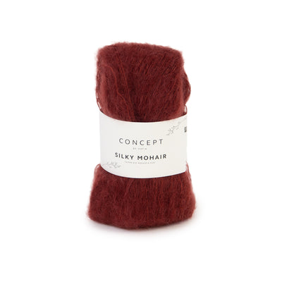 Silky Mohair  58% Mohair - 20% Merino Extrafin 11% Silke 11% Viskos