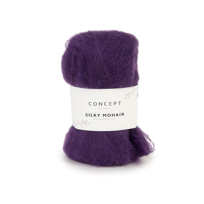 Silky Mohair  58% Mohair - 20% Merino Extrafin 11% Silke 11% Viskos