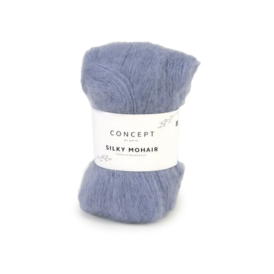 Silky Mohair  58% Mohair - 20% Merino Extrafin 11% Silke 11% Viskos
