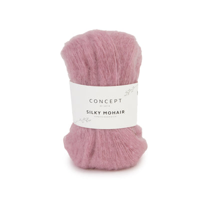 Silky Mohair  58% Mohair - 20% Merino Extrafin 11% Silke 11% Viskos