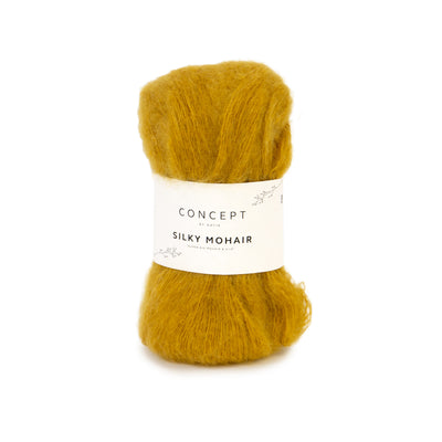 Silky Mohair  58% Mohair - 20% Merino Extrafin 11% Silke 11% Viskos