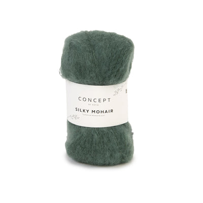 Silky Mohair  58% Mohair - 20% Merino Extrafin 11% Silke 11% Viskos