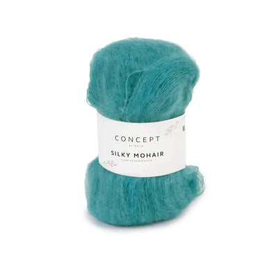 Silky Mohair  58% Mohair - 20% Merino Extrafin 11% Silke 11% Viskos