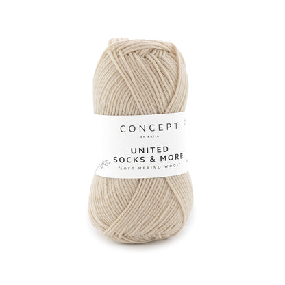 katia United Socks & More. 75%Merino superwash 25% Polyamid