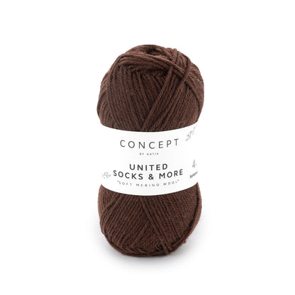 katia United Socks & More. 75%Merino superwash 25% Polyamid