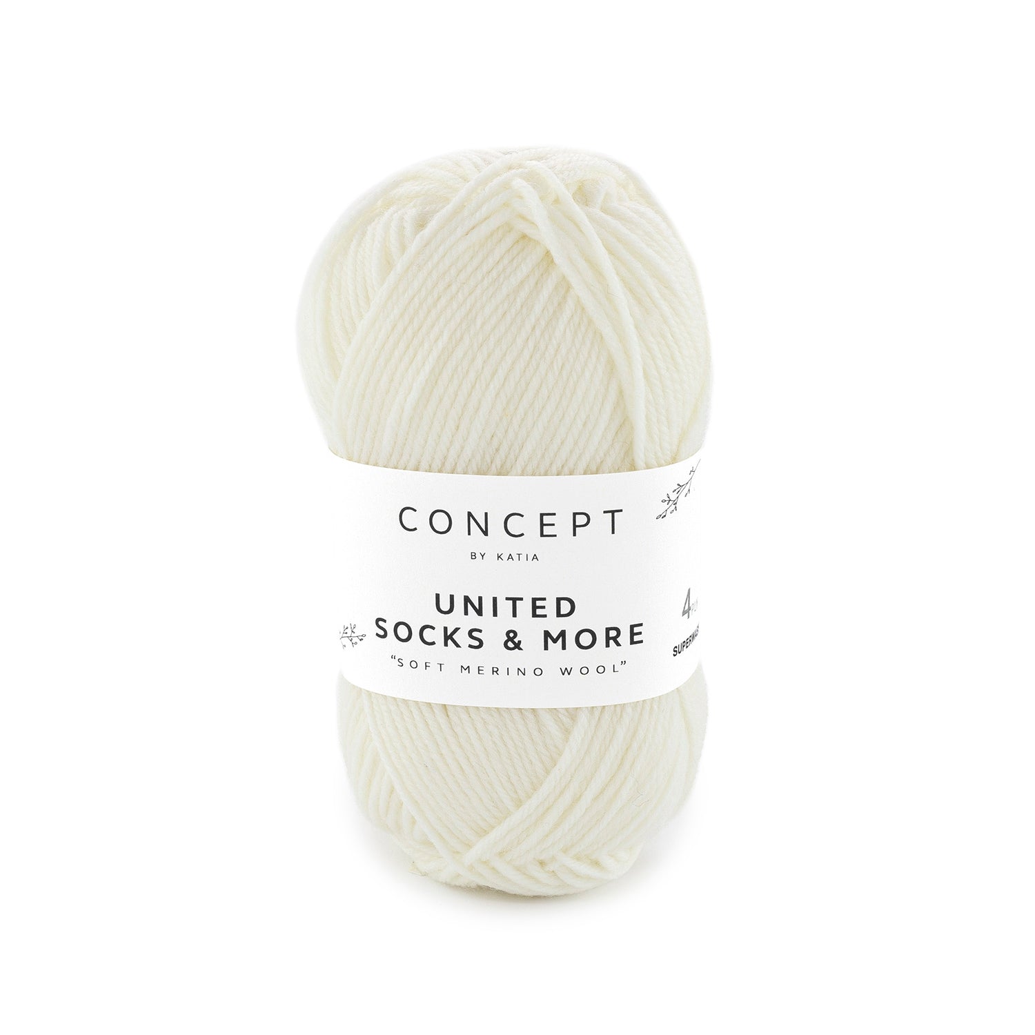 katia United Socks & More. 75%Merino superwash 25% Polyamid