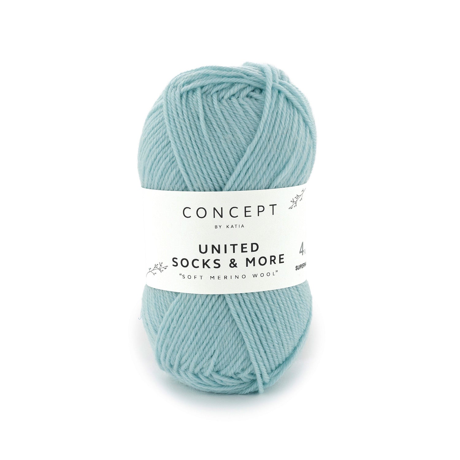 katia United Socks & More. 75%Merino superwash 25% Polyamid