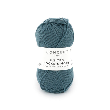 katia United Socks & More. 75%Merino superwash 25% Polyamid
