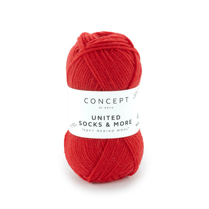 katia United Socks & More. 75%Merino superwash 25% Polyamid