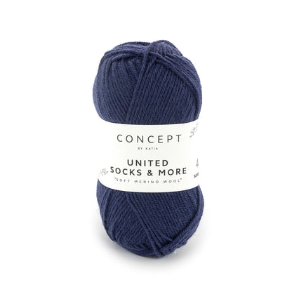 katia United Socks & More. 75%Merino superwash 25% Polyamid