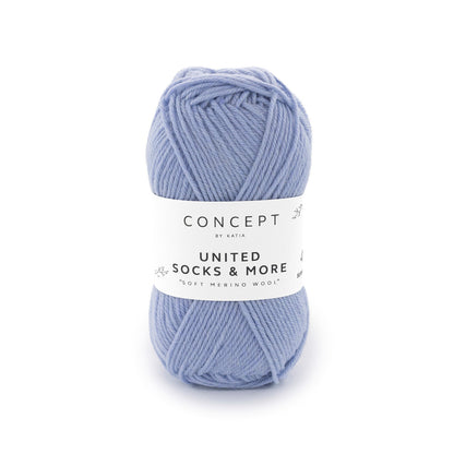 katia United Socks & More. 75%Merino superwash 25% Polyamid
